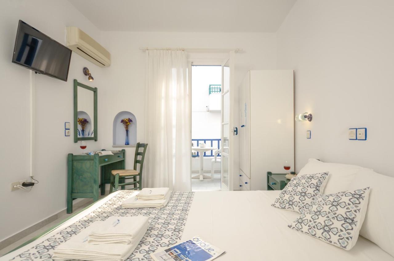 Nostos Studios At Saint George Beach Agios Georgios Chora Naxos Town Naxos City Buitenkant foto