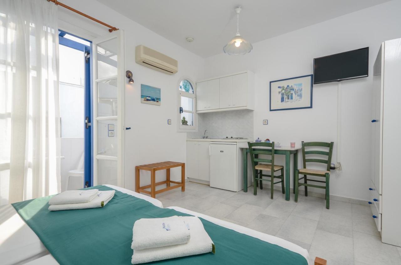 Nostos Studios At Saint George Beach Agios Georgios Chora Naxos Town Naxos City Buitenkant foto